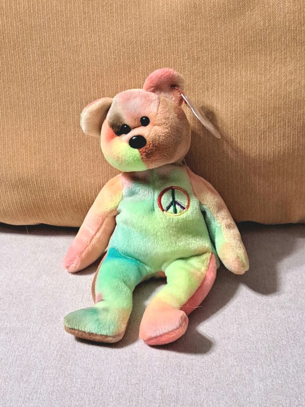 Ty Beanie Babies Peace Bear